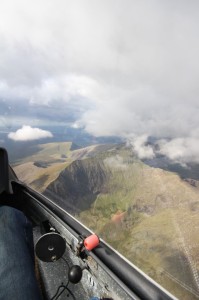 The Mountains of Wales seen from an LS4 glider