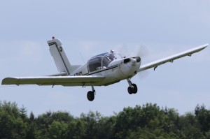 The Ralley coming in to land
